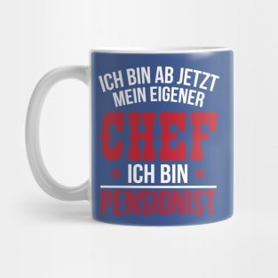 Ich bin pensionist (white) Mug